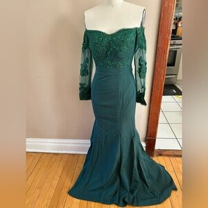 HEBEOS Green Dress